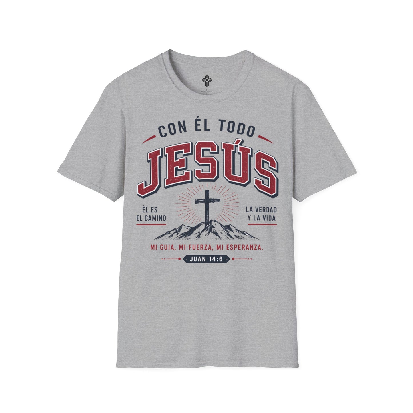 Camiseta Con Él Todo JESÚS