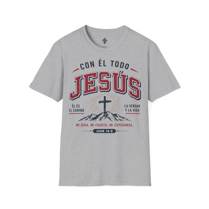 Camiseta Con Él Todo JESÚS