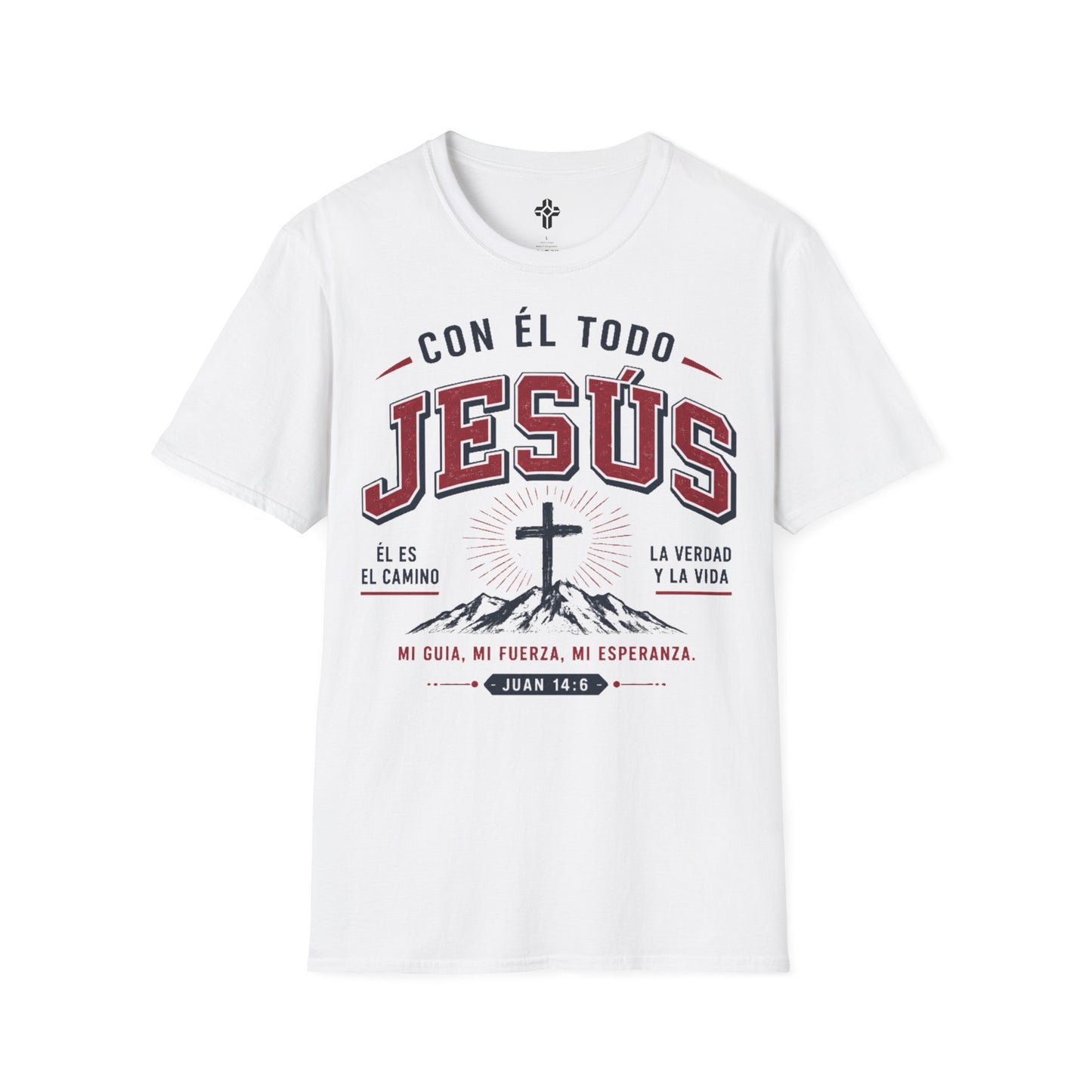 Camiseta Con Él Todo JESÚS