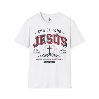 Camiseta Con Él Todo JESÚS